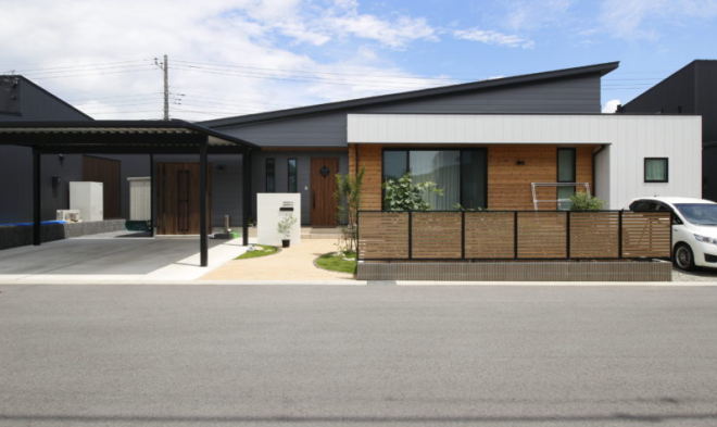 有限会社住研で建てられるデザイン住宅の施工事例2