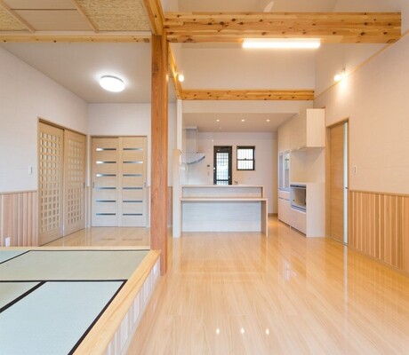 安中建設で建てられるデザイン住宅の施工事例1