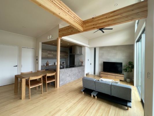 フクダで建てられるデザイン住宅の施工事例1